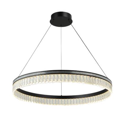 LED kristalni luster na sajli THALIA s mogućnošću prigušivanja LED/55W/230V 3000–6000K Ø 80 cm + daljinski upravljač