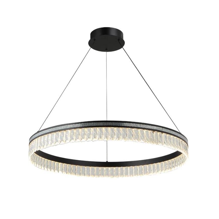 LED kristalni luster na sajli THALIA s mogućnošću prigušivanja LED/55W/230V 3000–6000K Ø 80 cm + daljinski upravljač