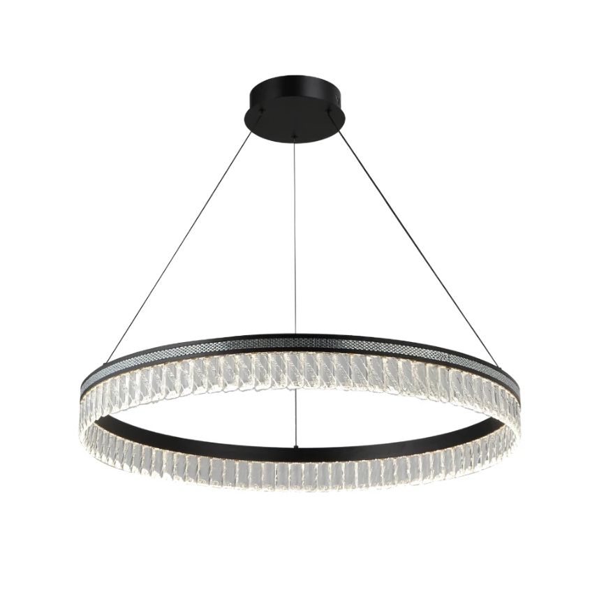 LED kristalni luster na sajli THALIA s mogućnošću prigušivanja LED/55W/230V 3000–6000K Ø 80 cm + daljinski upravljač