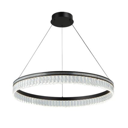 LED kristalni luster na sajli THALIA s mogućnošću prigušivanja LED/55W/230V 3000–6000K Ø 80 cm + daljinski upravljač