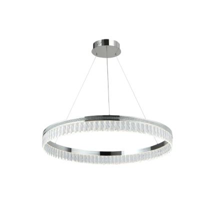 LED kristalni luster s mogućnošću prigušivanja na sajli THALIA LED/55W/230V 3000–6000K Ø 80 cm + daljinski upravljač