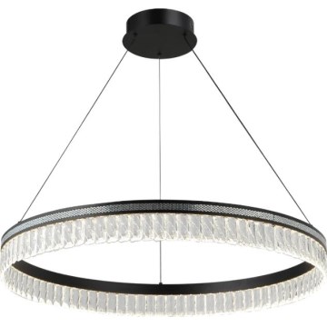 LED kristalni luster na sajli THALIA s mogućnošću prigušivanja LED/55W/230V 3000–6000K Ø 80 cm + daljinski upravljač
