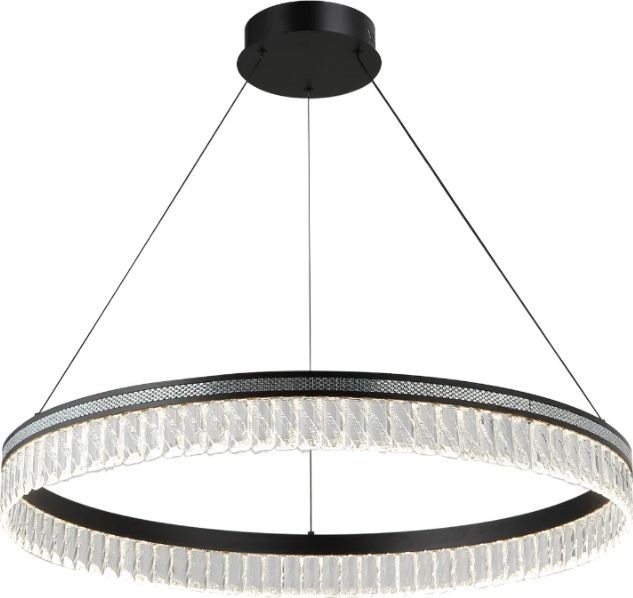 LED kristalni luster na sajli THALIA s mogućnošću prigušivanja LED/55W/230V 3000–6000K Ø 80 cm + daljinski upravljač