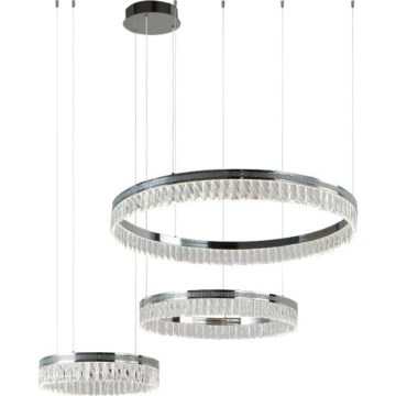 LED kristalni luster s mogućnošću prigušivanja na sajli THALIA LED/120W/230V 3000-6000K + daljinski upravljač