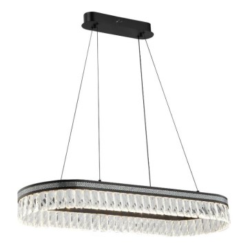 LED kristalni luster s mogućnošću prigušivanja na sajli THALIA LED/50W/230V 3000-6000K + daljinsko upravljanje
