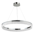 LED kristalni luster s mogućnošću prigušivanja na sajli THALIA LED/55W/230V 3000–6000K Ø 80 cm + daljinski upravljač