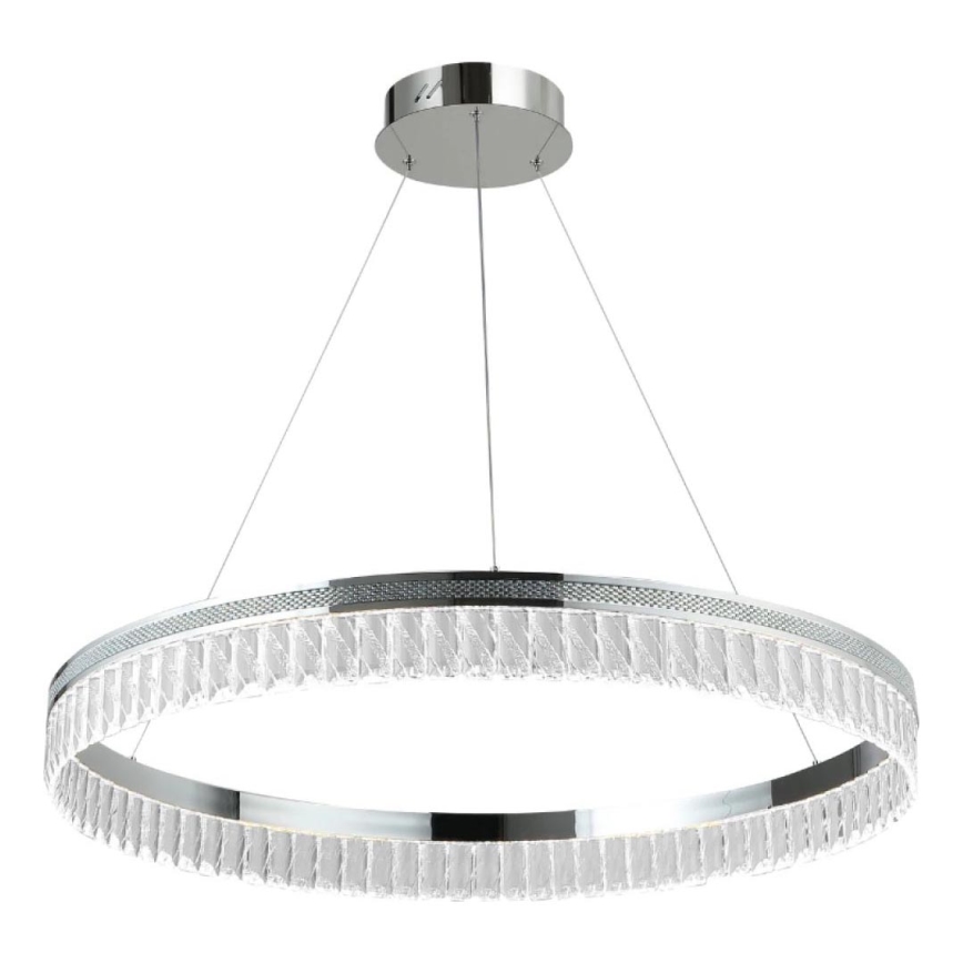 LED kristalni luster s mogućnošću prigušivanja na sajli THALIA LED/55W/230V 3000–6000K Ø 80 cm + daljinski upravljač