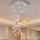 LED kristalno stropno svjetlo AVARA LED/24W/230V Ø 40 cm sjajni krom + daljinski upravljač