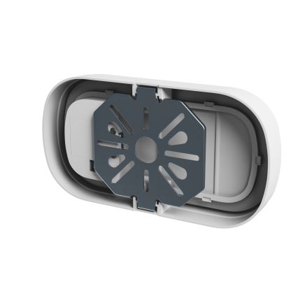 LED Zidna svjetiljka za kupaonicu PASTILO LED/10W/230V 2700/4000/6000K IK10 IP54 bijela ovalno