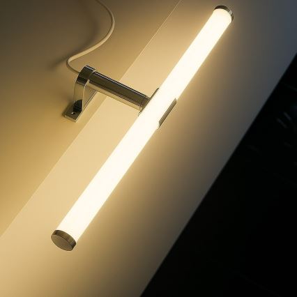 LED kupaonska rasvjeta za ogledalo 2 u 1 APA LED/6W/230V 40 cm IP44 sjajni krom