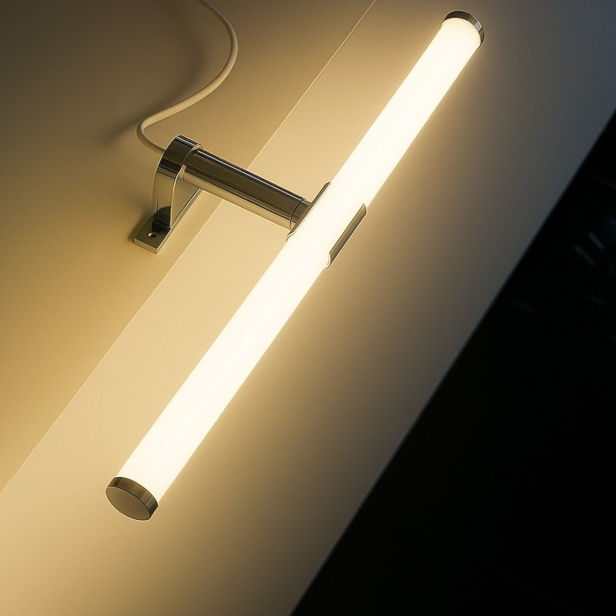 LED kupaonska rasvjeta za ogledalo 2 u 1 APA LED/6W/230V 40 cm IP44 sjajni krom