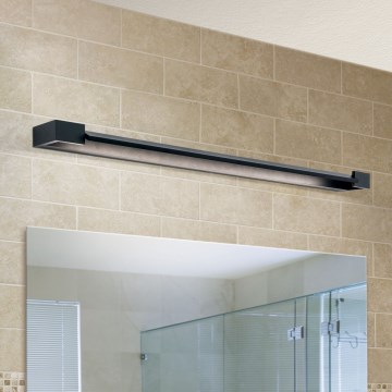 LED kupaonska rasvjeta za ogledalo MARILYN LED/24W/230V 90 cm IP44 crna