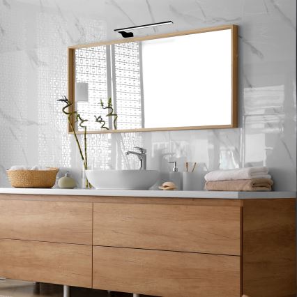 LED kupaonska zidna svjetiljka SHINE LED/11W/230V 45 cm IP44 crna