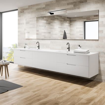 LED kupaonska zidna svjetiljka SHINE LED/11W/230V 45 cm IP44 crna