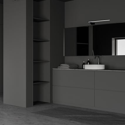 LED kupaonska zidna svjetiljka SHINE LED/11W/230V 45 cm IP44 crna