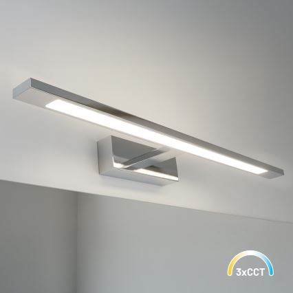 LED osvjetljenje za kupaonsko ogledalo KLIMT LED/12W/230V 3000/4000/6000K 60 cm IP44 sjajni krom