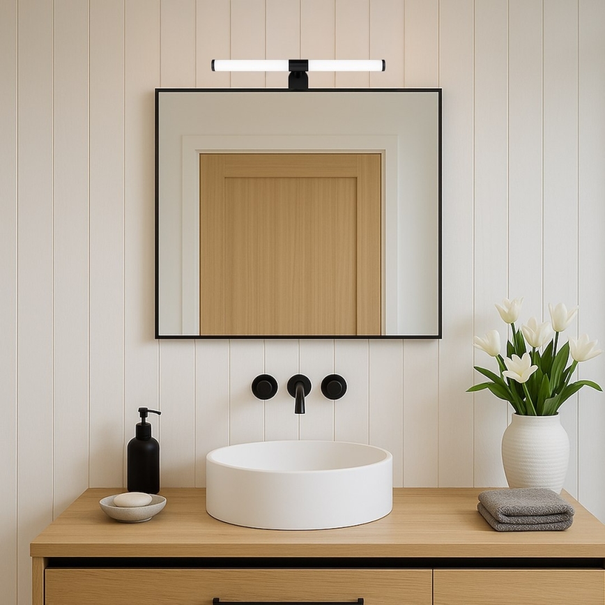 LED kupaonsko osvjetljenje za ogledalo APA LED/6W/230V 40 cm IP44 crno