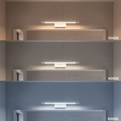 LED osvjetljenje za kupaonsko ogledalo KLIMT LED/8W/230V 3000/4000/6000K 40 cm IP44 bijela