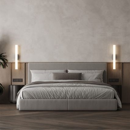 LED rasvjeta za kupaonsko ogledalo LINEA LED/12W/230V 3000/4000/6000K IP44 61 cm crna