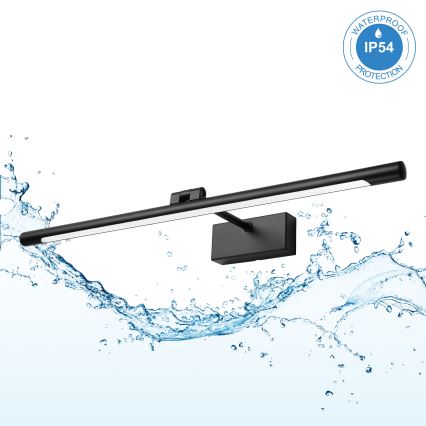 LED kupaonsko osvjetljenje za ogledalo MIRROR, 8 W, 230 V, 4000 K, IP44, 60 cm, crno