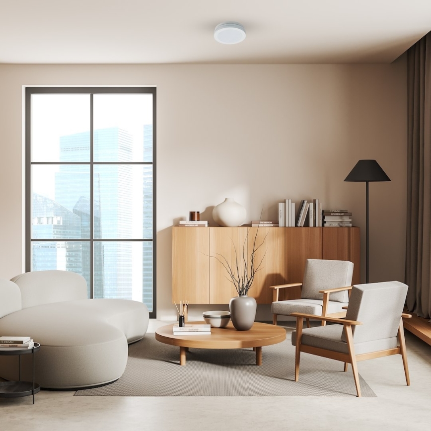 LED kupaonsko stropno svjetlo MARLON LED/12W/230V Ø 18 cm IP54 bijelo