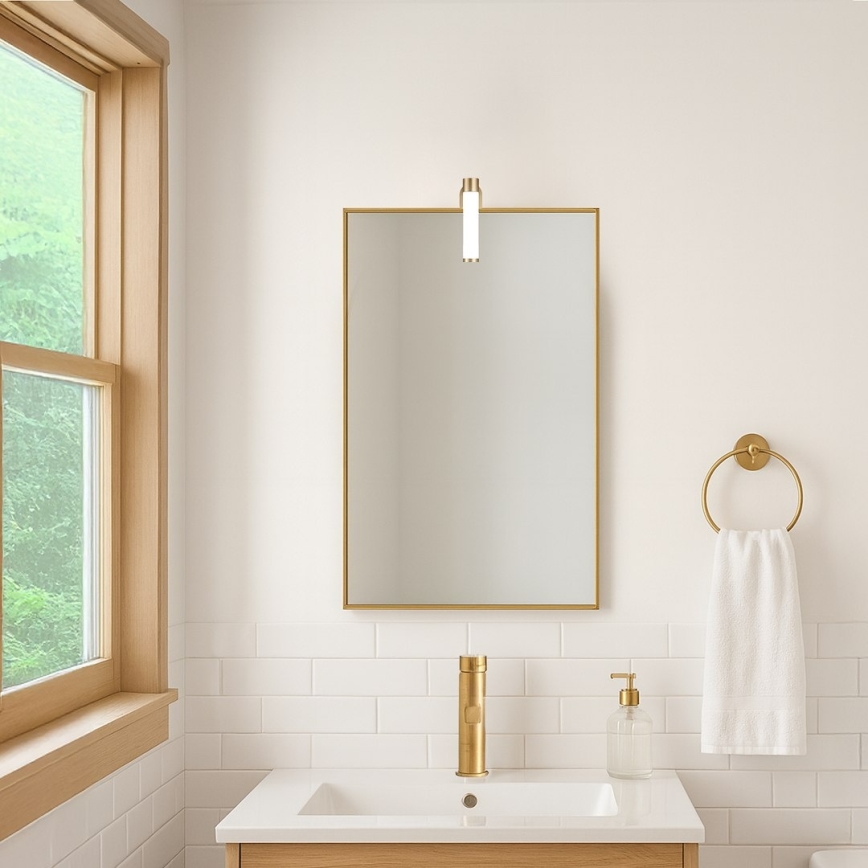 LED kupaonsko svjetlo za ogledalo APA MINI LED/4W/230V IP44 zlatno