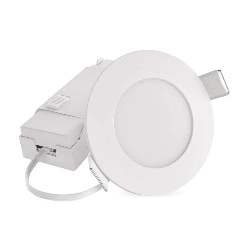 LED Stropna kupaonska svjetiljka LORI LED/4,5W/230V IP65 2700/4000K promjer 8,5 cm bijela