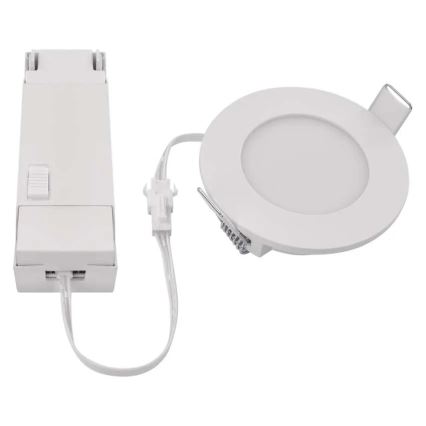 LED Stropna kupaonska svjetiljka LORI LED/4,5W/230V IP65 2700/4000K promjer 8,5 cm bijela