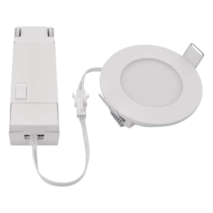 LED Stropna kupaonska svjetiljka LORI LED/4,5W/230V IP65 2700/4000K promjer 8,5 cm bijela
