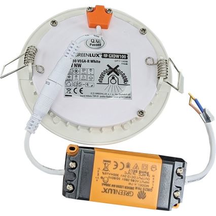 LED Stropna kupaonska svjetiljka VEGA LED/6W/230V 3800K promjer 11,8 cm IP44