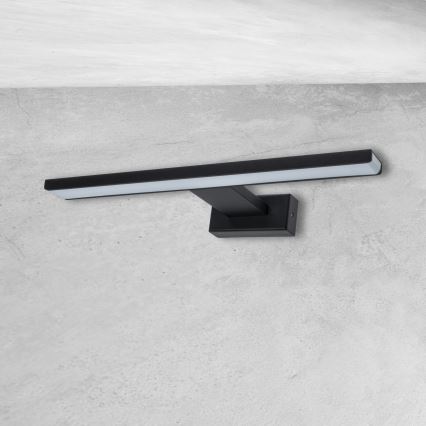 LED Kupaonsko zidno svjetlo SHINE LED/7W/230V 30 cm IP44 crno