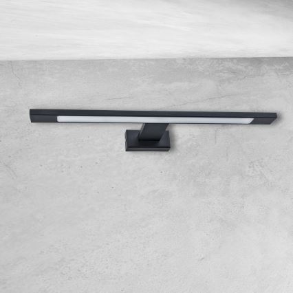 LED kupaonsko zidno svjetlo SHINE LED/7W/230V 40 cm IP44 crno