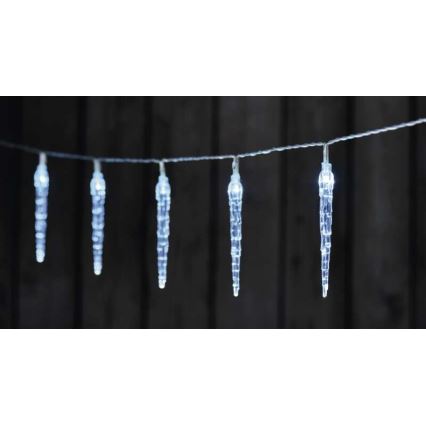 LED lanac 10xLED/2xAA 1,65m