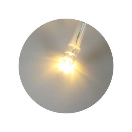 LED lanac 20xLED/2 funkcije 2,4m topla bijela