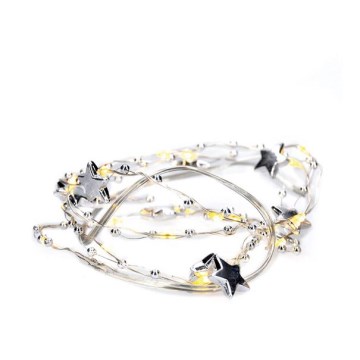 LED lanac 20xLED/2xAA 1,5 m topla bijela