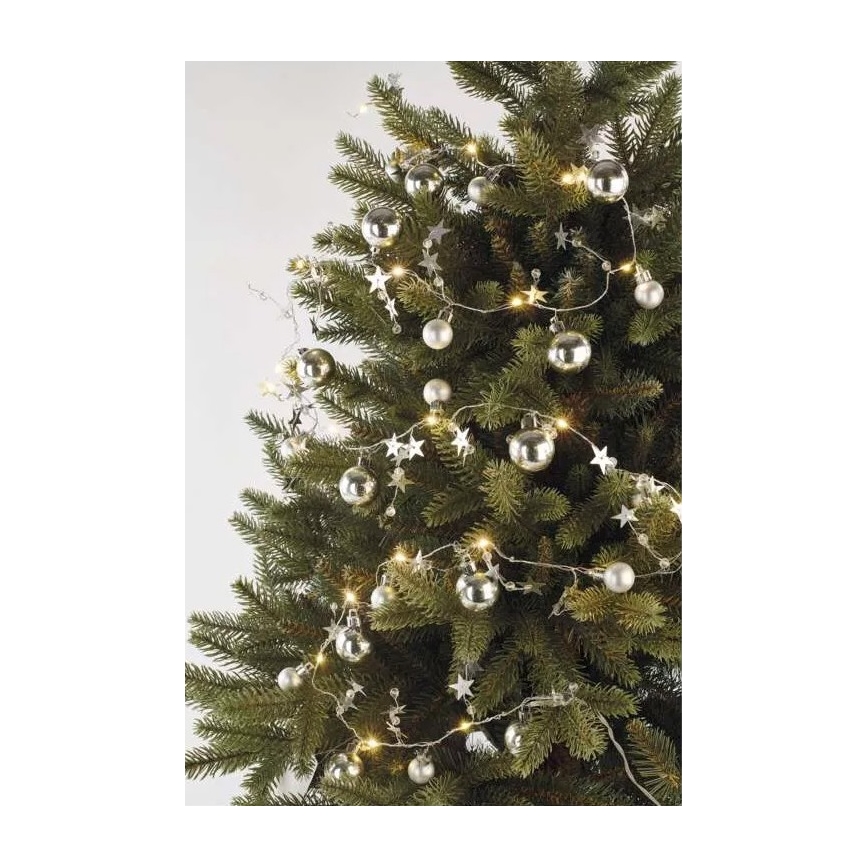 LED lanac 20xLED/2xAA 2,2 m topla bijela