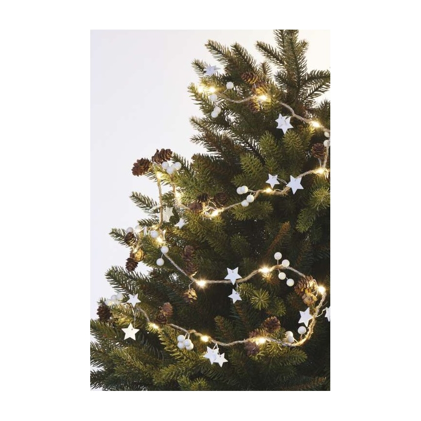 LED lanac 20xLED/2xAA 2m