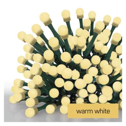 LED lanac 300xLED/230V/8 funkcija 35m IP44 topla bijela