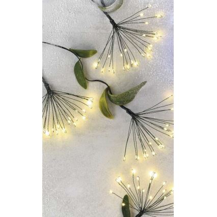 LED lanac 300xLED 5,2+3 m topla bijela