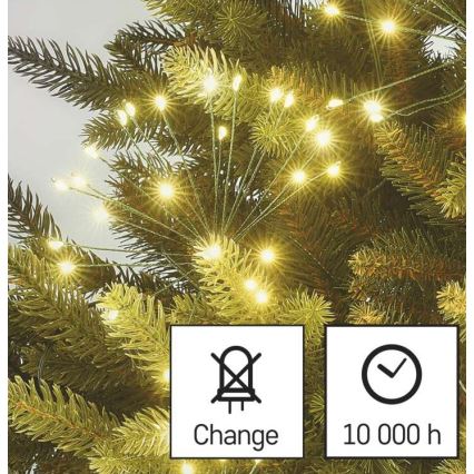 LED lanac 300xLED 5,2+3 m topla bijela