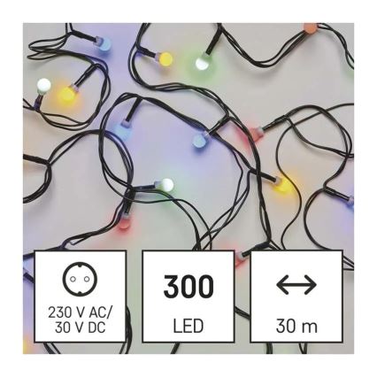 LED  lanac 300xLED/8 funkcija 35m IP44 topla bijela