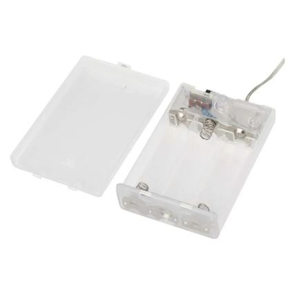 LED  lanac 40xLED/3xAA 1,5 m toplo bijela