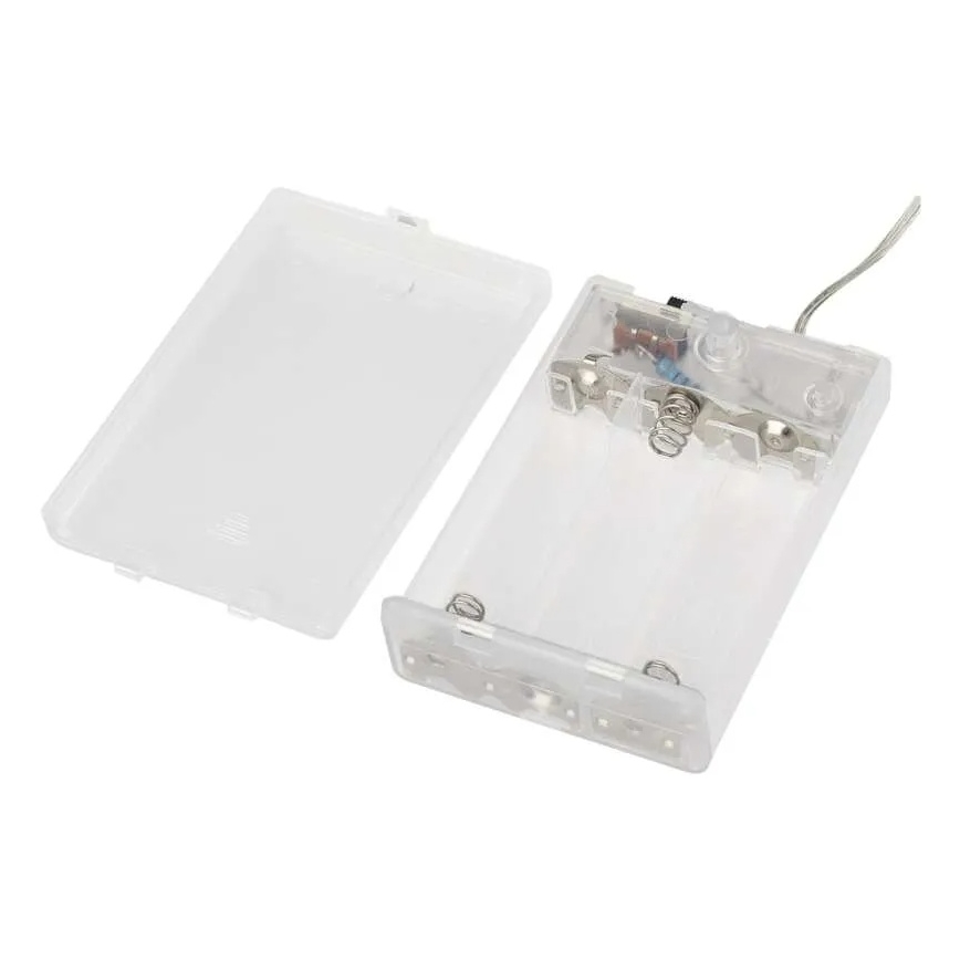 LED  lanac 40xLED/3xAA 1,5 m toplo bijela