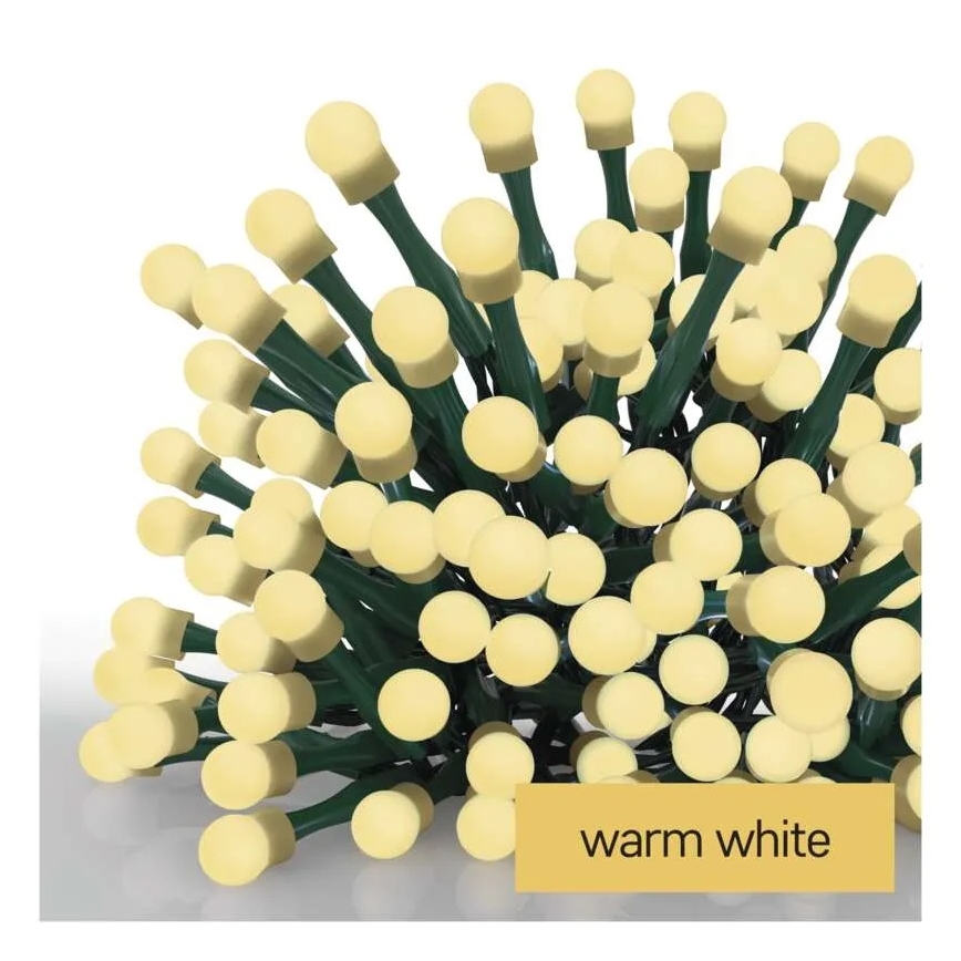 LED  lanac 80xLED/230V/8 funkcija 13m IP44 topla bijela