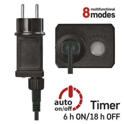 LED  lanac 80xLED/230V/8 funkcija 13m IP44 topla bijela