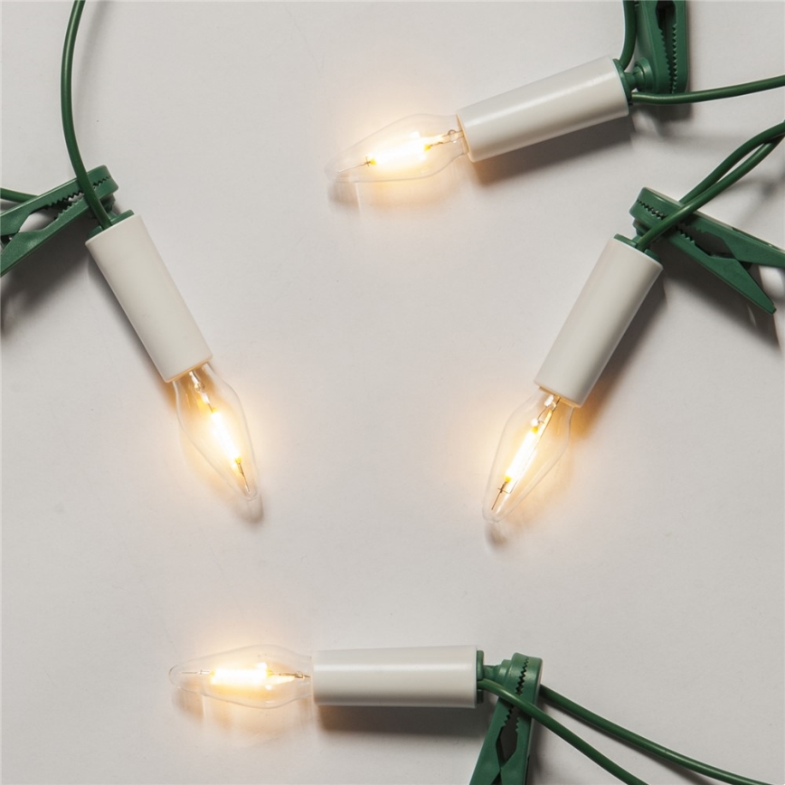 LED lanac FELICIA FILAMENT 16xLED 13,5 m, topla bijela, Proizvedeno u Češkoj