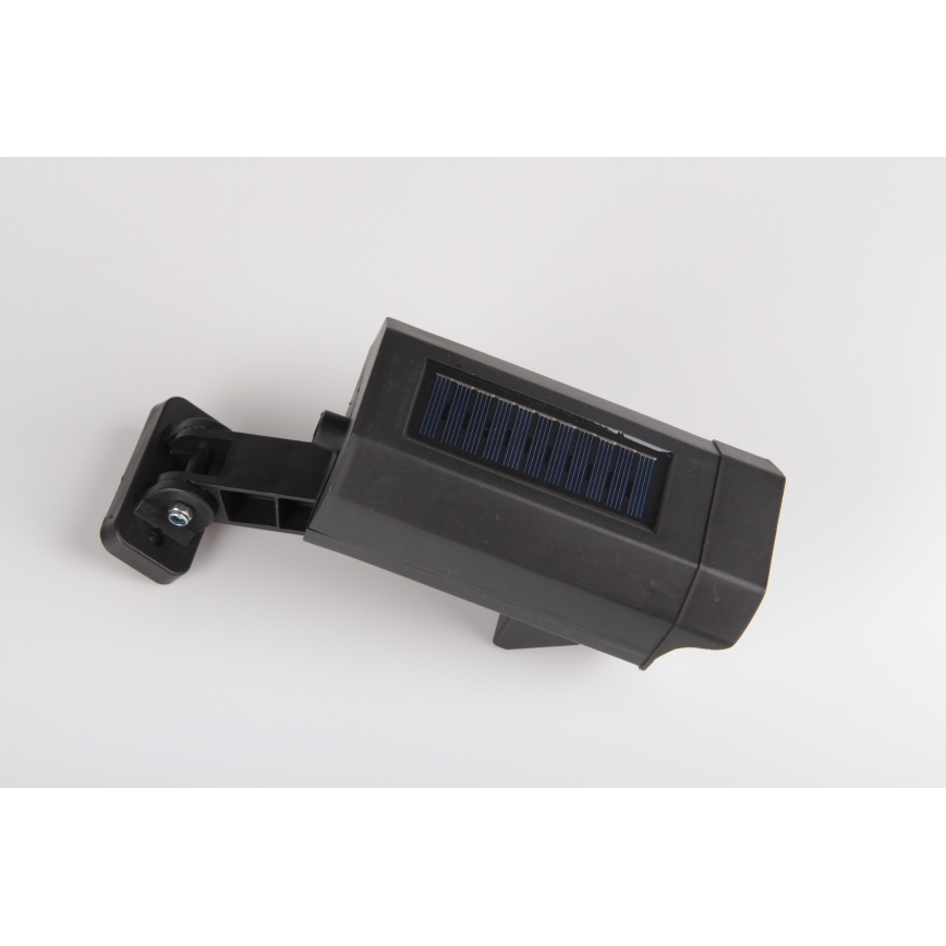LED Lažna sigurnosna kamera sa senzorom i sa solarnim panelom LED/5W/5,5V 800 mAh IP65 + daljinski upravljač
