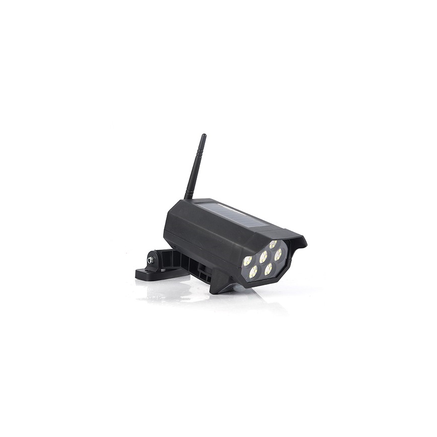 LED Lažna sigurnosna kamera sa senzorom i sa solarnim panelom LED/5W/5,5V 800 mAh IP65 + daljinski upravljač