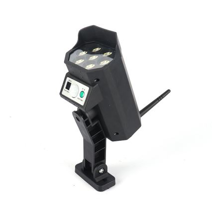 LED Lažna sigurnosna kamera sa senzorom i sa solarnim panelom LED/5W/5,5V 800 mAh IP65 + daljinski upravljač