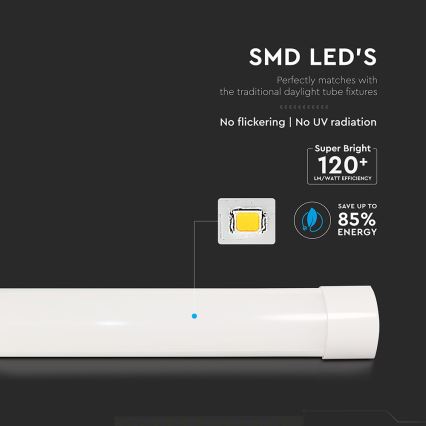 LED Linearna svjetiljka LED/10W/230V 6500K 30 cm bijela